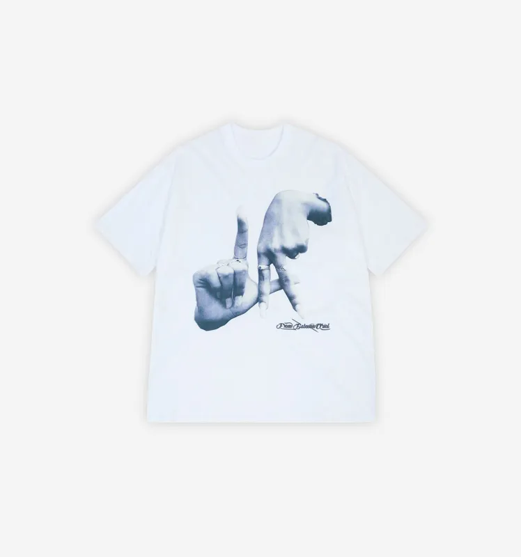 Finger Cross Y2K Oversize T-Shirt sold by Streetwear Society