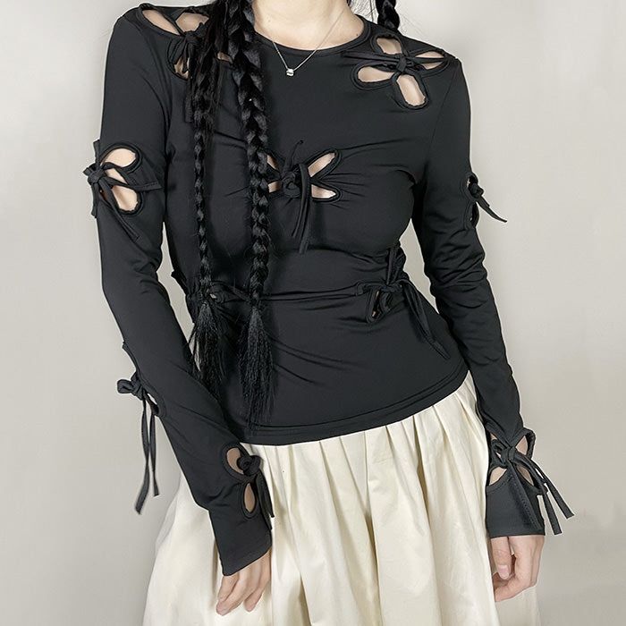 Butterfly Cut Out Top sold by Streetwear Society product image thumbnail 6