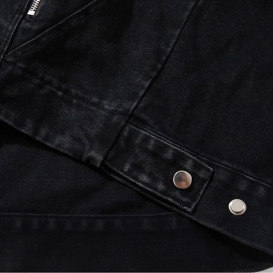 Utility Cargo Jacket Zip Pockets sold by Streetwear Society product image thumbnail 3