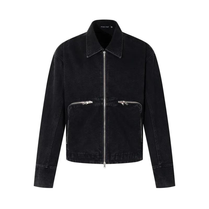 Utility Cargo Jacket Zip Pockets sold by Streetwear Society