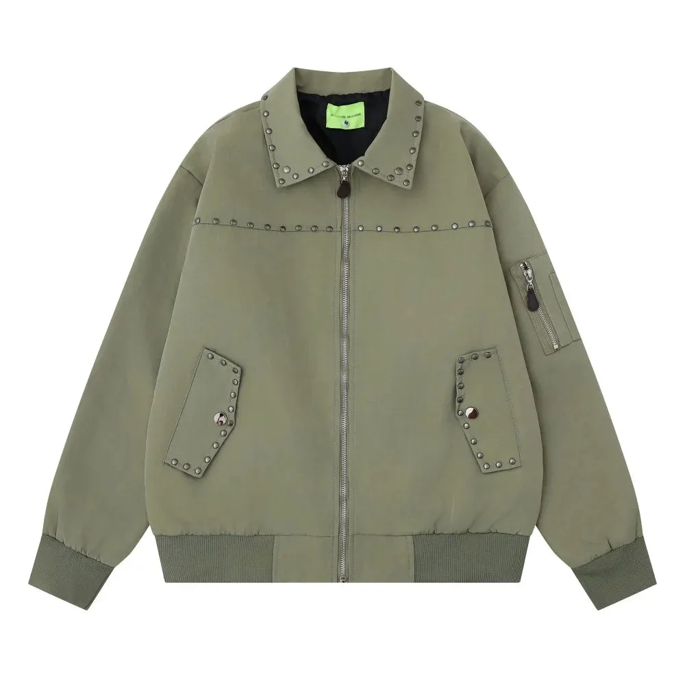 Y2K Retro Rivet Jacket sold by Streetwear Society product image thumbnail 3