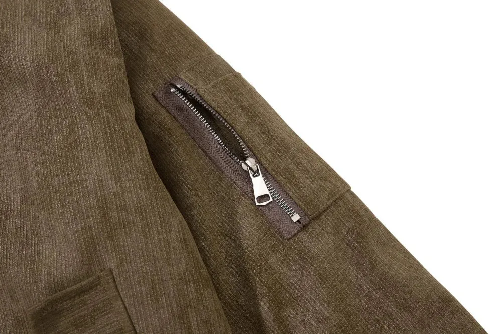 Y2K Retro Hooded Jacket with Faux Fur Collar sold by Streetwear Society product image thumbnail 3