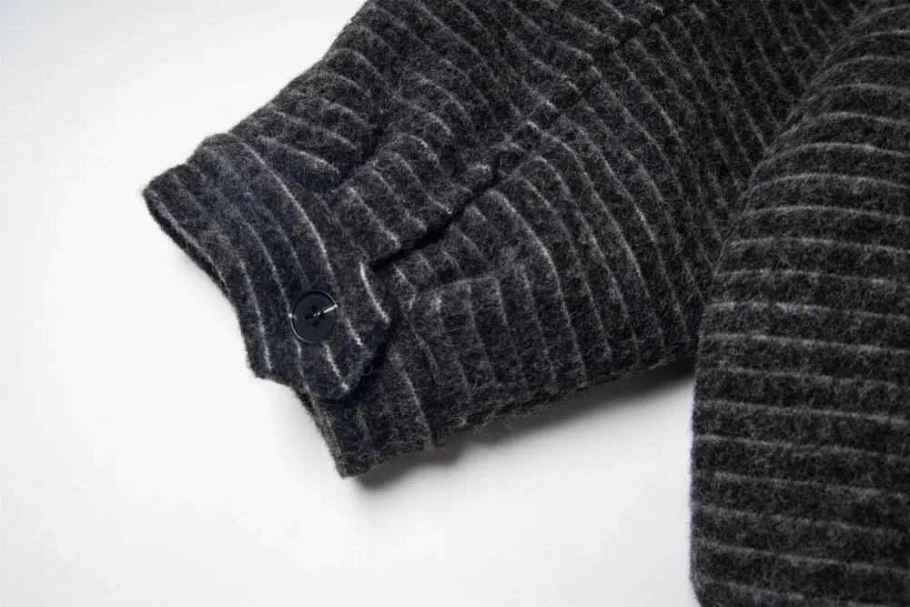 Y2K Retro Striped Quilted Jacket sold by Streetwear Society product image thumbnail 2