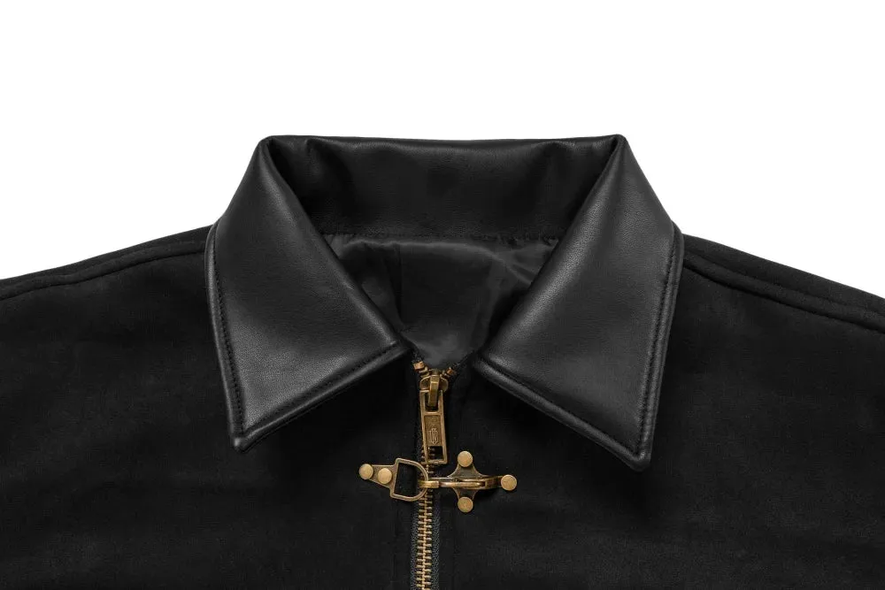 Y2K Multi-Pocket Suede Jacket sold by Streetwear Society product image thumbnail 4