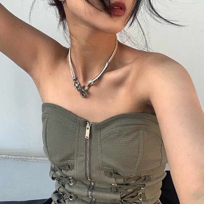 Fairy Grunge Lace Up Corset sold by Streetwear Society product image thumbnail 3