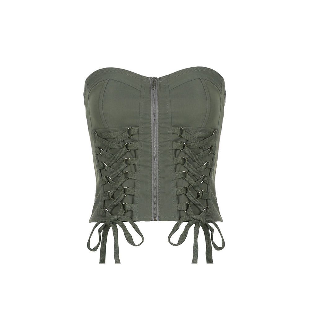 Fairy Grunge Lace Up Corset sold by Streetwear Society