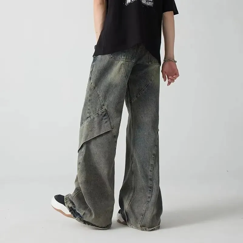 Y2K Cyber Baggy Vintage Boot Cut Jeans sold by Streetwear Society