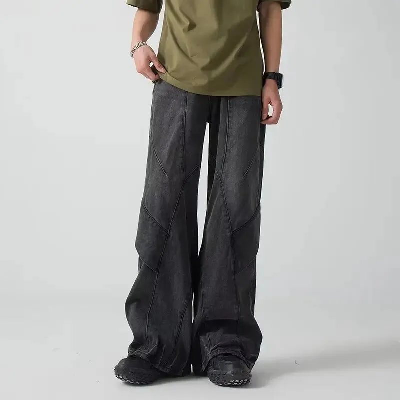 Y2K Cyber Baggy Vintage Boot Cut Jeans sold by Streetwear Society product image thumbnail 2