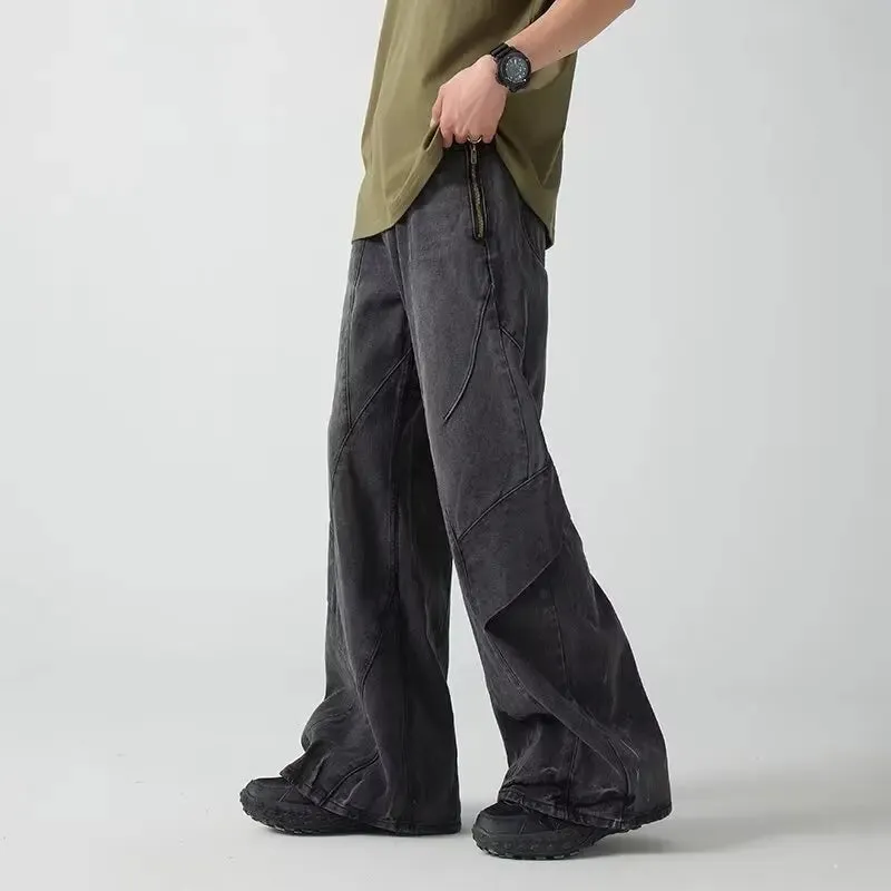 Y2K Cyber Baggy Vintage Boot Cut Jeans sold by Streetwear Society product image thumbnail 3