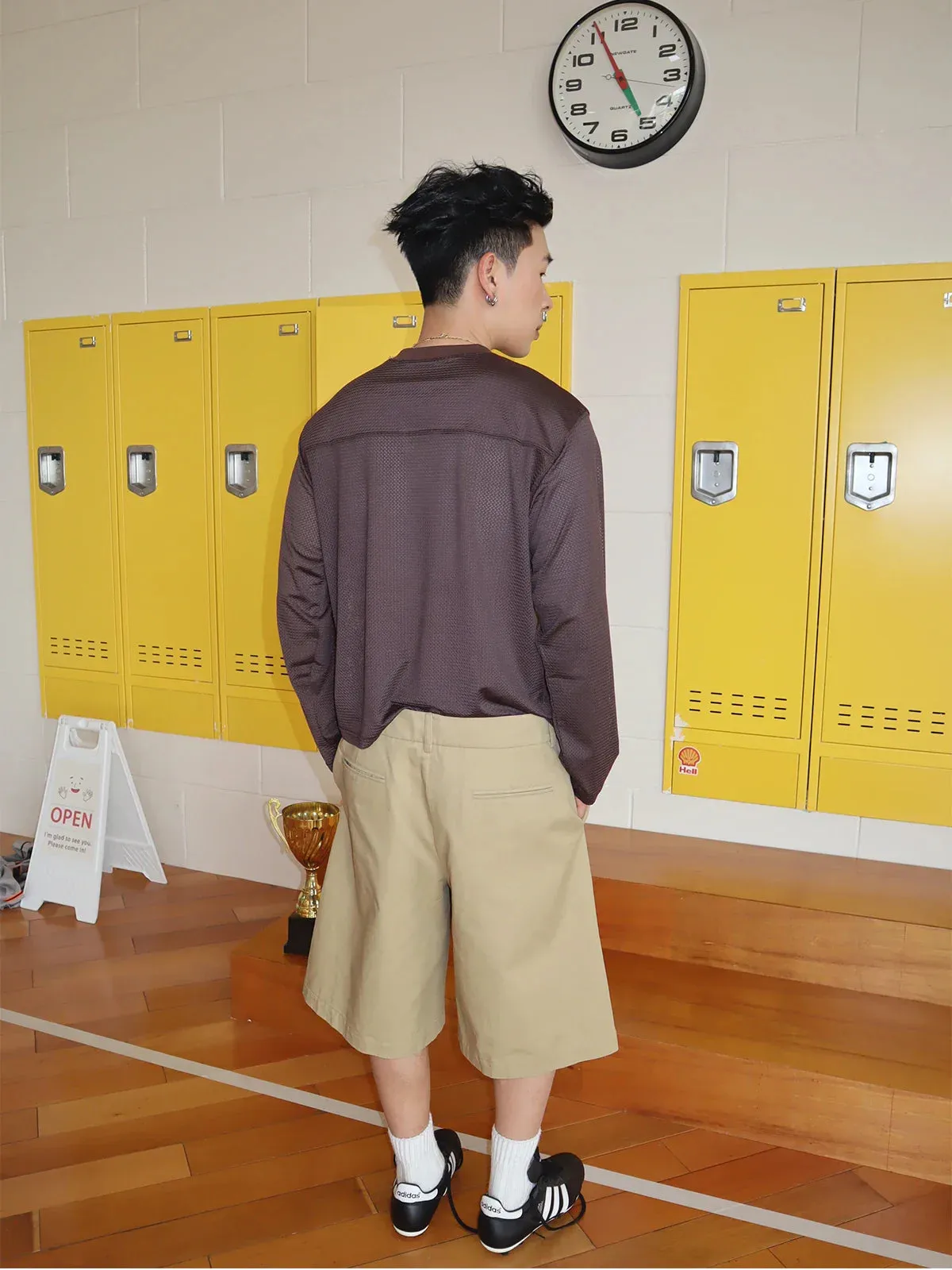 Layered Y2K Long Patchwork Shorts sold by Streetwear Society product image thumbnail 4