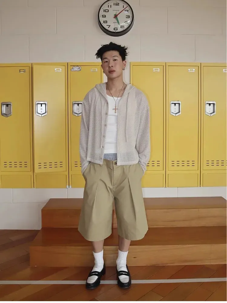Layered Y2K Long Patchwork Shorts sold by Streetwear Society product image thumbnail 2