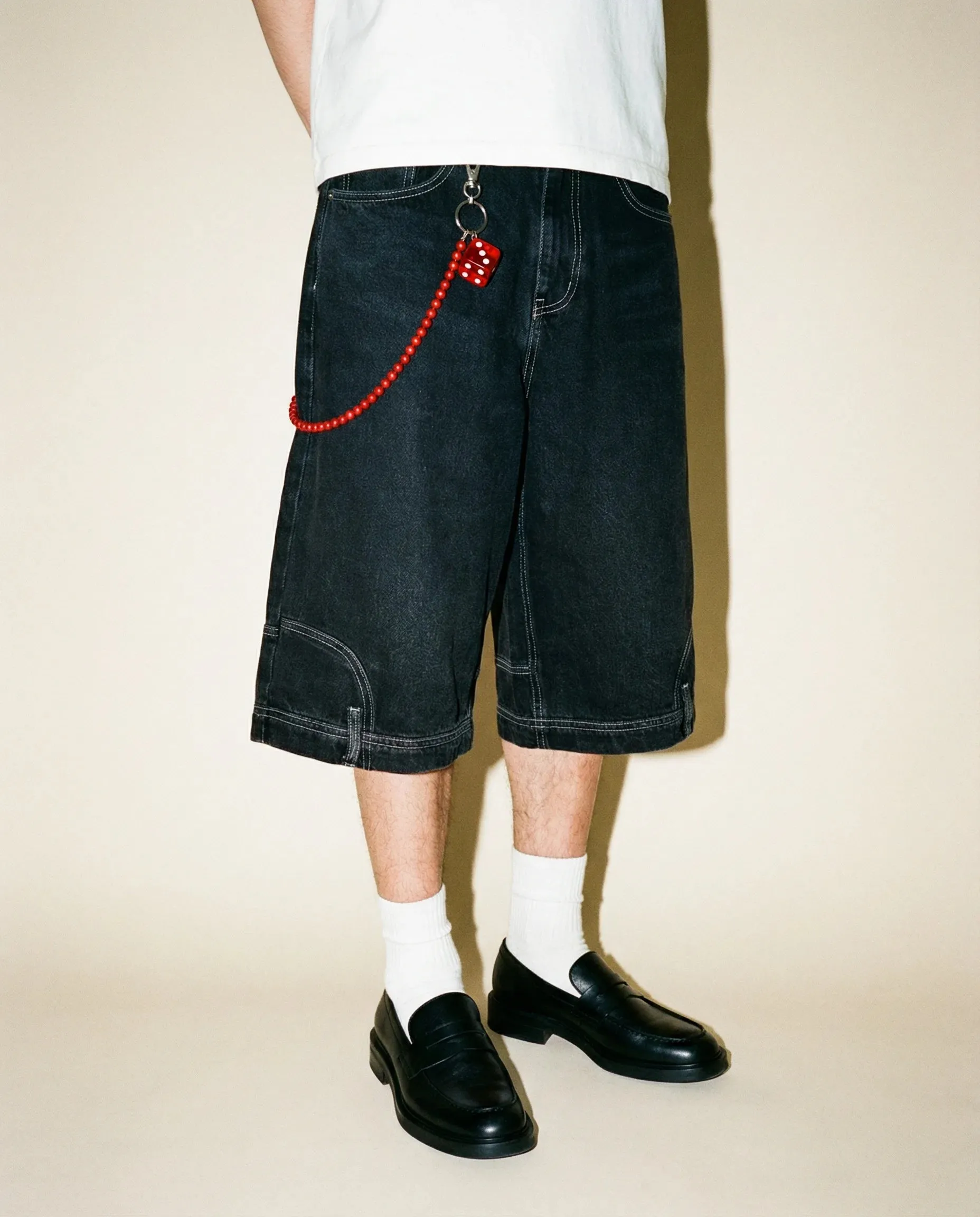 Y2K Flipped Denim Jorts sold by Streetwear Society product image thumbnail 2