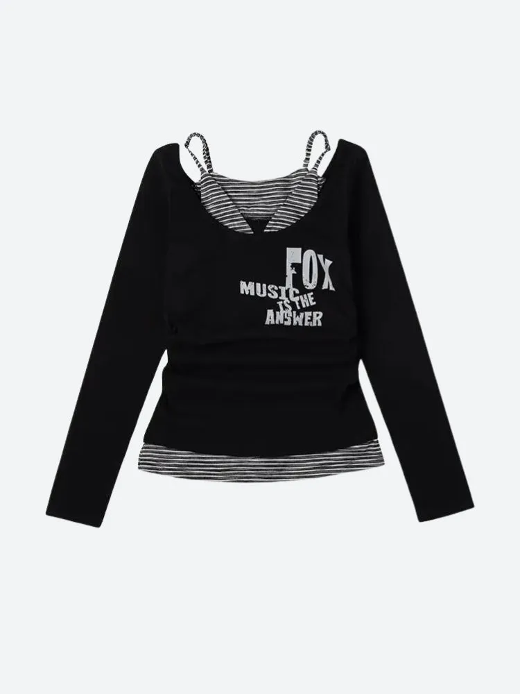 Grunge Layered Top sold by Streetwear Society product image thumbnail 4