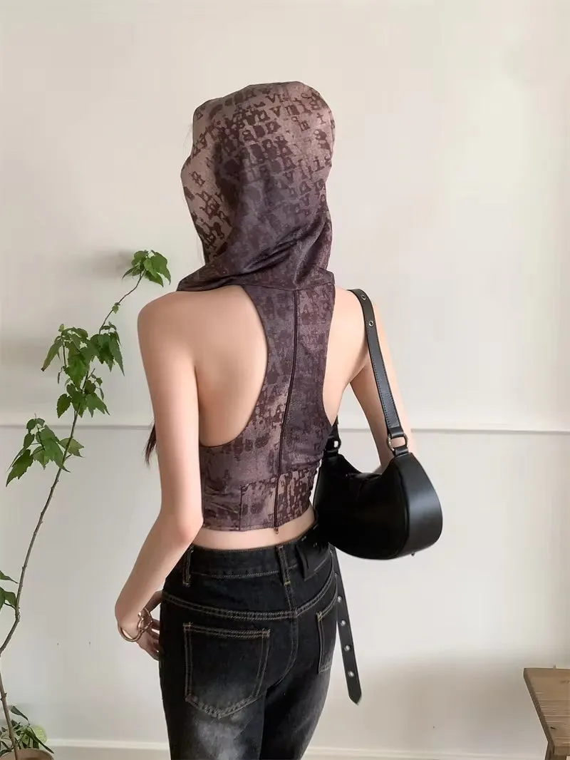 Hooded Corset Top sold by Streetwear Society product image thumbnail 3