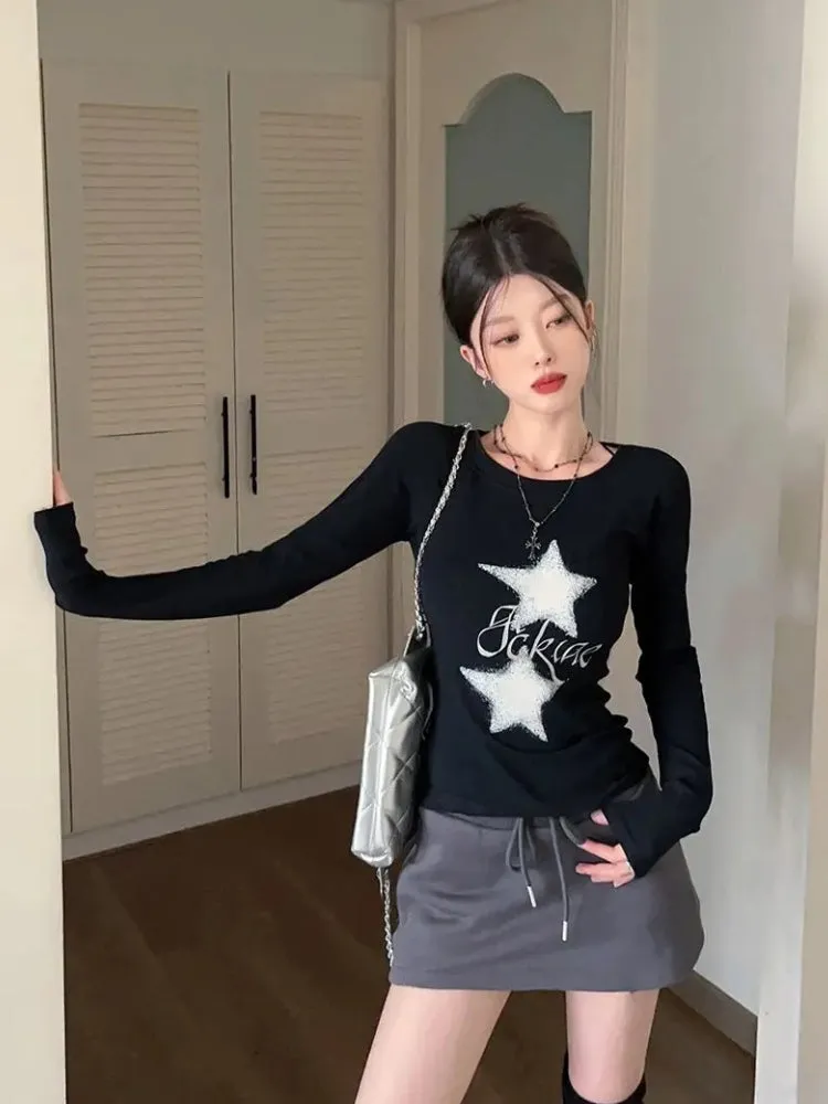 Y2K Star Basic Top sold by Streetwear Society product image thumbnail 3