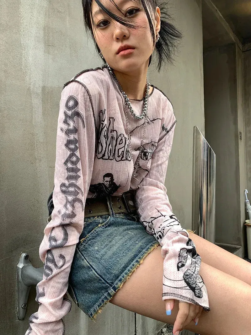Grunge Harajuku Top sold by Streetwear Society product image thumbnail 3
