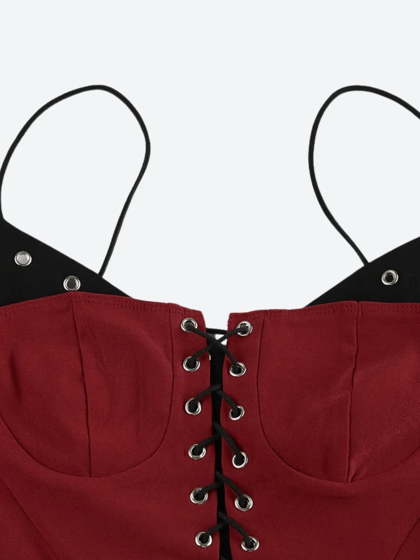 Baddie Layered Corset Top sold by Streetwear Society product image thumbnail 3