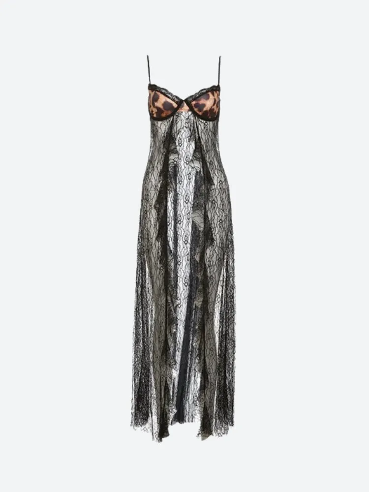 Leopard Lace Bra Top sold by Streetwear Society product image thumbnail 5