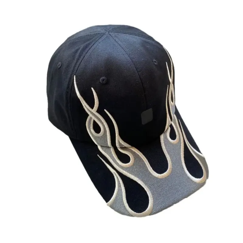 Y2K Flame Baseball Cap made by Streetwear Society