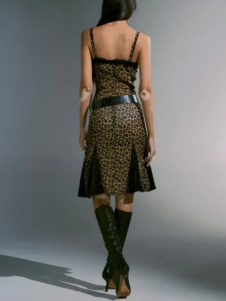 Leopard Midi Dress sold by Streetwear Society product image thumbnail 3