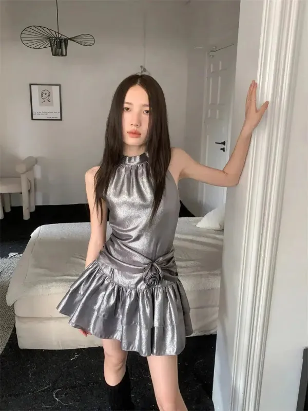 Metallic Mini Dress made by Streetwear Society