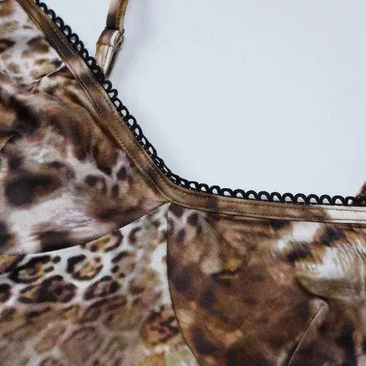 Y2K Leopard Top & Skirt Two Piece Set sold by Streetwear Society product image thumbnail 5