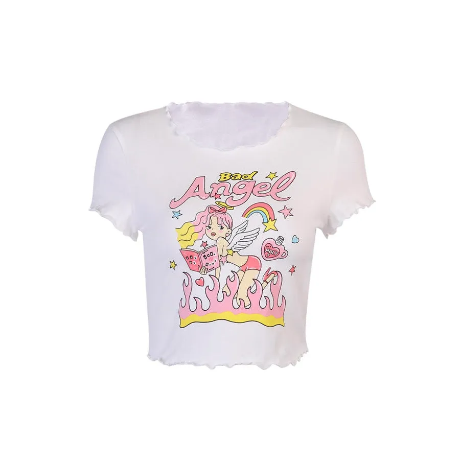 Bad Angel Crop Top sold by Streetwear Society