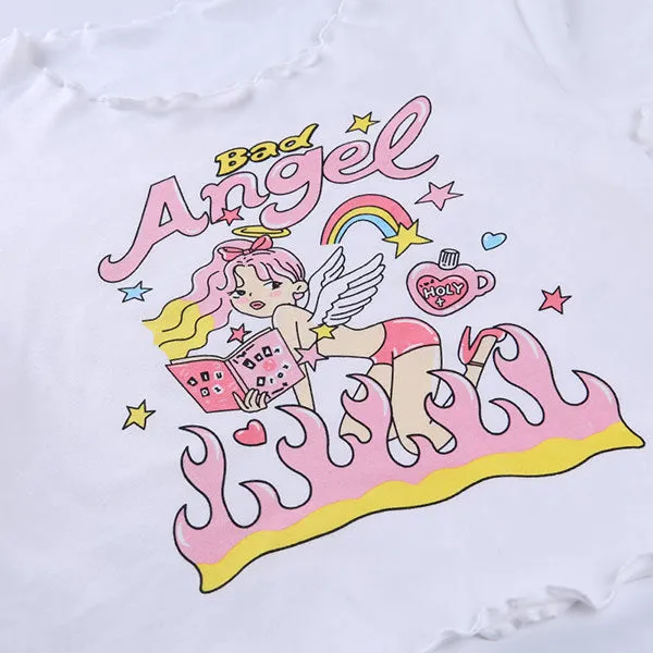 Bad Angel Crop Top sold by Streetwear Society product image thumbnail 3