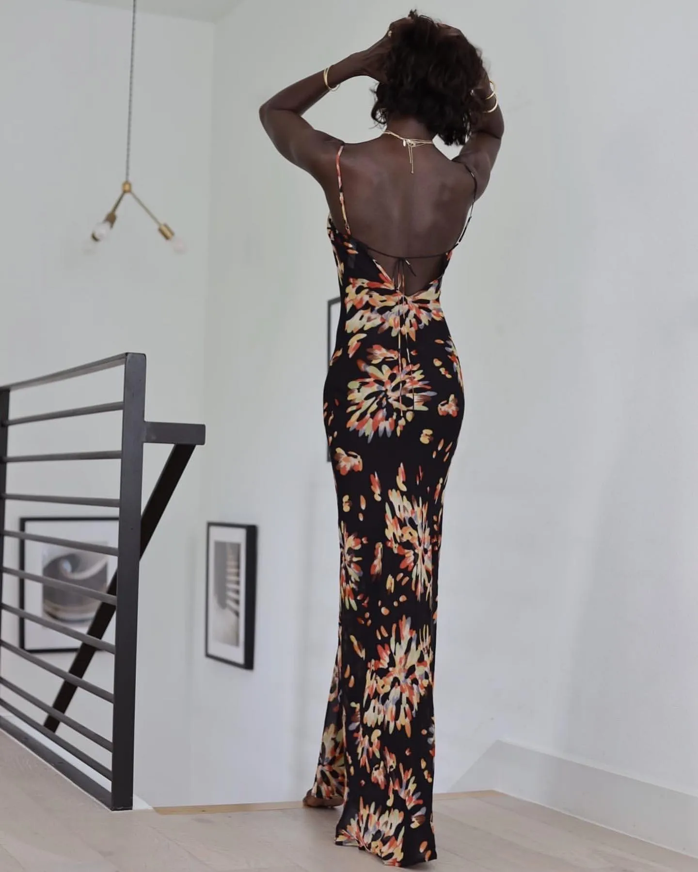 "Arya" long dress sold by Streetwear Society product image thumbnail 2