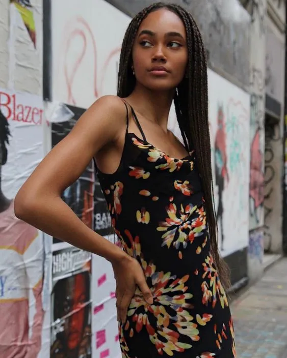 "Arya" long dress sold by Streetwear Society product image thumbnail 3