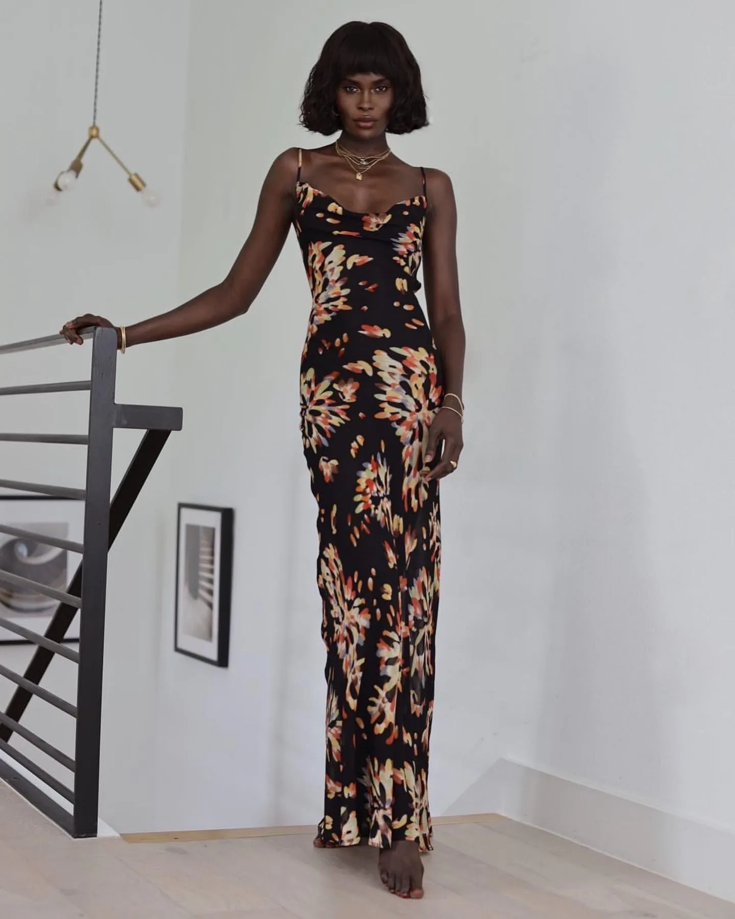 "Arya" long dress sold by Streetwear Society