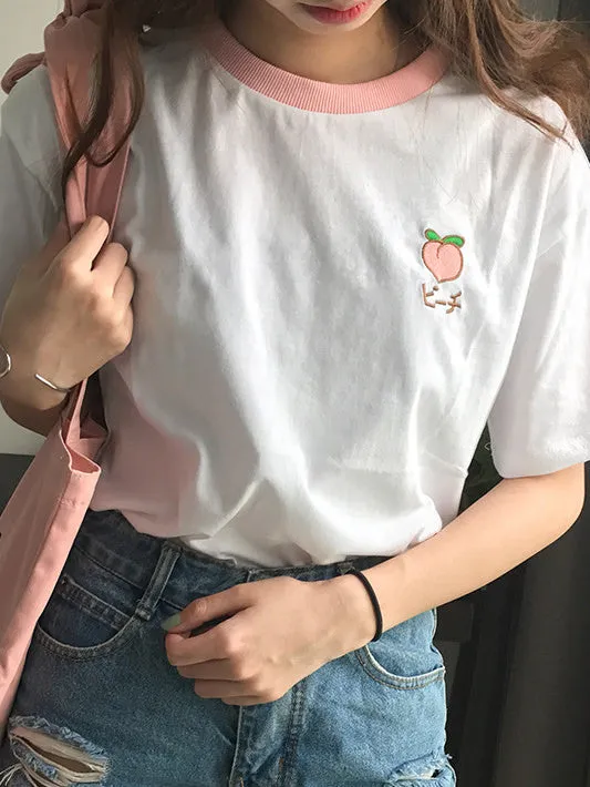 Peach Tee sold by Streetwear Society