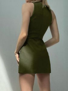 Elegant A-Line Sleeveless Sundress sold by Streetwear Society