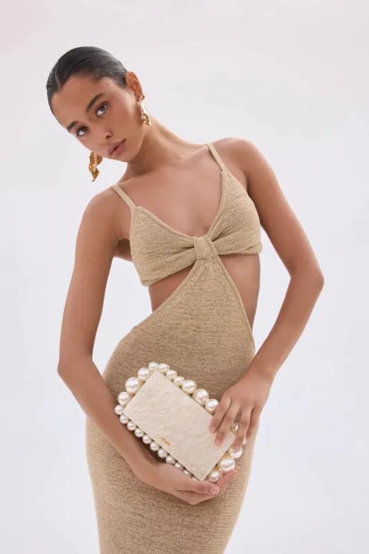 "Gulia" long dress 4 colors sold by Streetwear Society