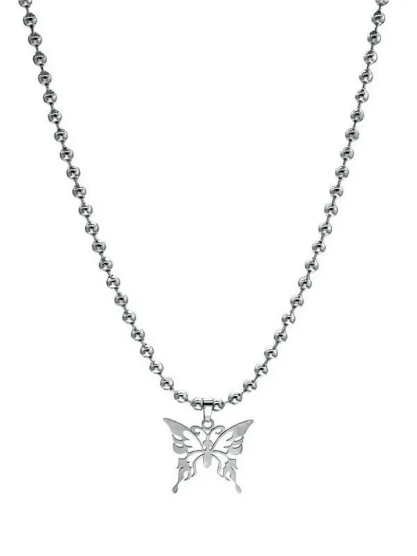 butterfly pendant necklace sold by Streetwear Society