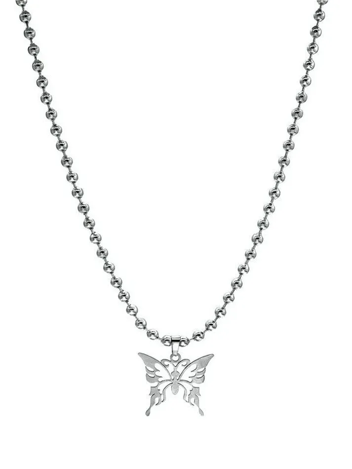 butterfly pendant necklace sold by Streetwear Society