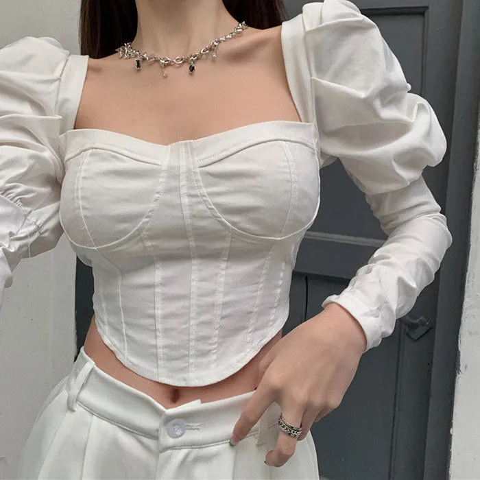 French Summer Corset Top sold by Streetwear Society product image thumbnail 3