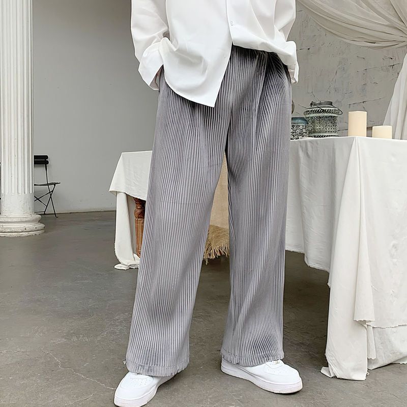 Pleated Straight Pants sold by Streetwear Society product image thumbnail 2