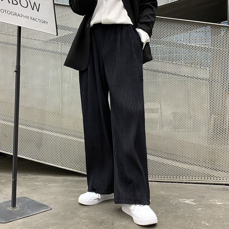 Pleated Straight Pants sold by Streetwear Society product image thumbnail 5