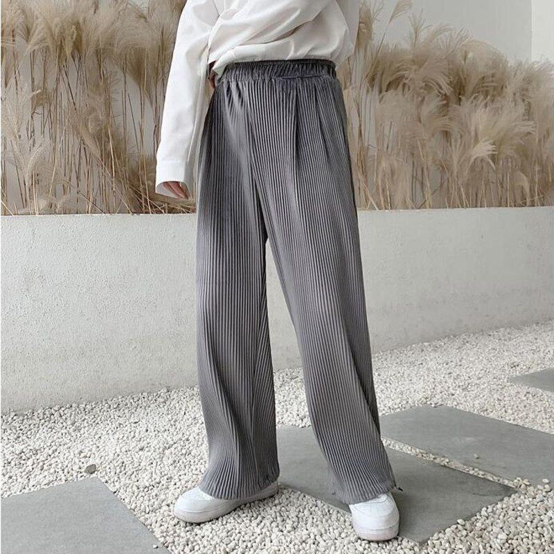 Pleated Straight Pants sold by Streetwear Society product image thumbnail 3