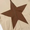 Y2K Star Patch Zip-Up Hoodie sold by Streetwear Society