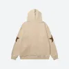 Y2K Star Patch Zip-Up Hoodie sold by Streetwear Society