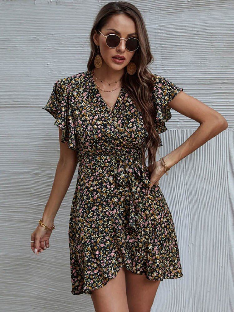 Vintage Mini Dress With Belt sold by Streetwear Society product image thumbnail 2