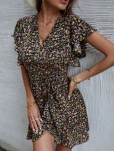 Vintage Mini Dress With Belt sold by Streetwear Society