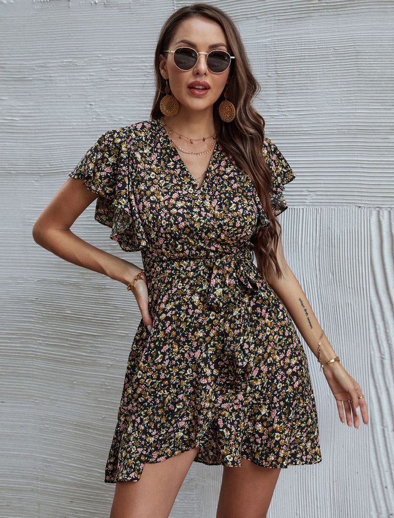 Vintage Mini Dress With Belt sold by Streetwear Society