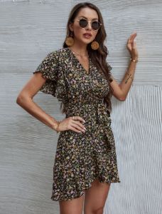 Vintage Mini Dress With Belt sold by Streetwear Society