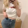 Barbie Embroidered Crop Top sold by Streetwear Society