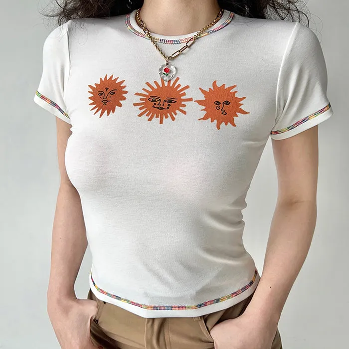 The Sun Aesthetic T-Shirt sold by Streetwear Society product image thumbnail 2