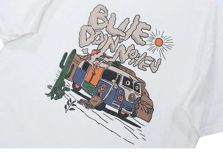 Happy camper' T-shirt sold by Streetwear Society product image thumbnail 3