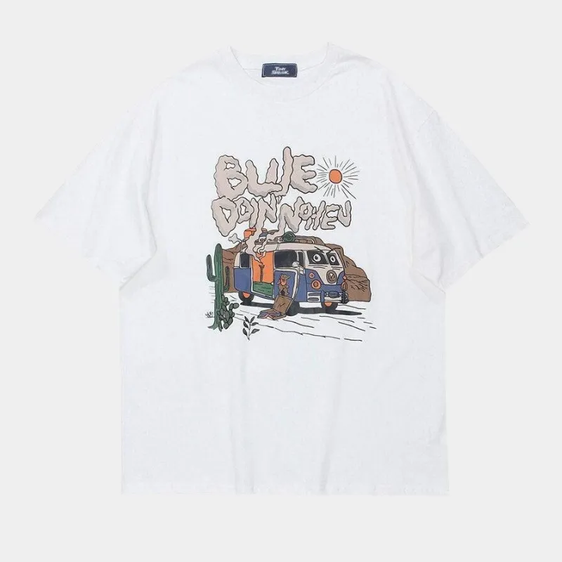 Happy camper' T-shirt sold by Streetwear Society